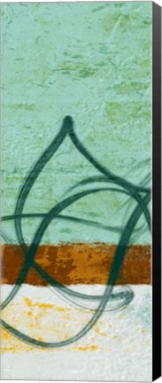 Framed Flowing Along II Print