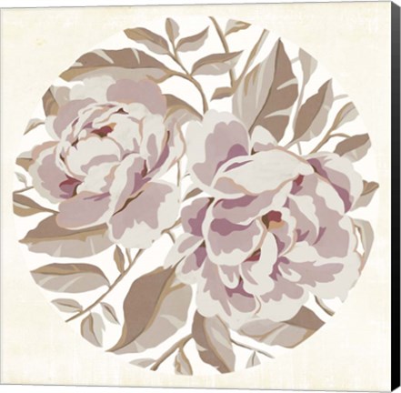 Framed Eye of Peony I Print