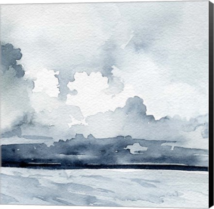 Framed Passing Rain Storm III Print