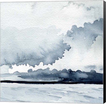 Framed Passing Rain Storm IV Print