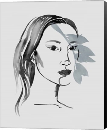 Framed Solace in Shadows III Print