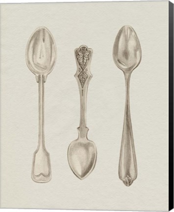 Framed Silver Spoon I Print