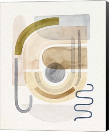 Framed Coiled I Print