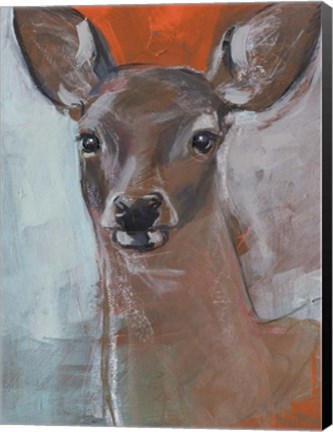 Framed Doe Eyes II Print