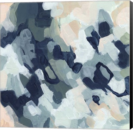 Framed Dappled Abstract I Print