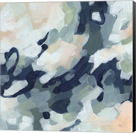 Framed Dappled Abstract II Print