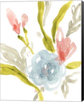 Framed Floral Sonata I Print