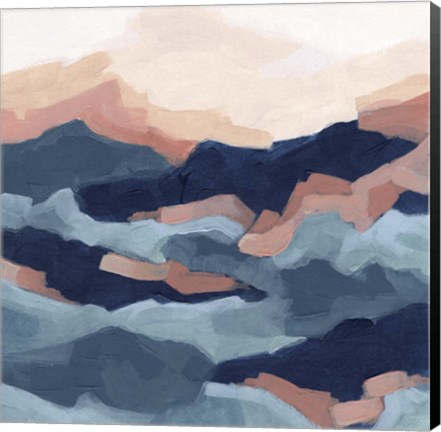 Framed Bluescape II Print