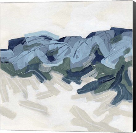 Framed Mountain Strata II Print