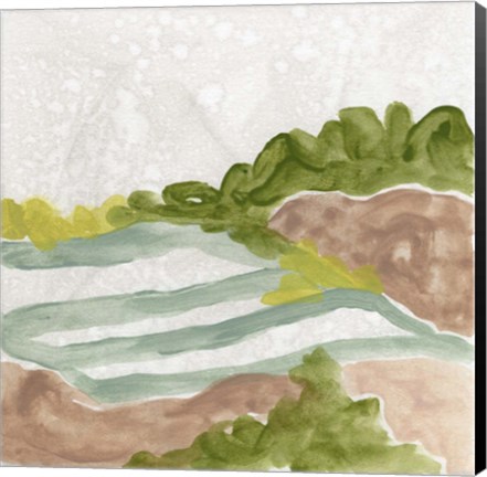 Framed Landscape Cameo VIII Print