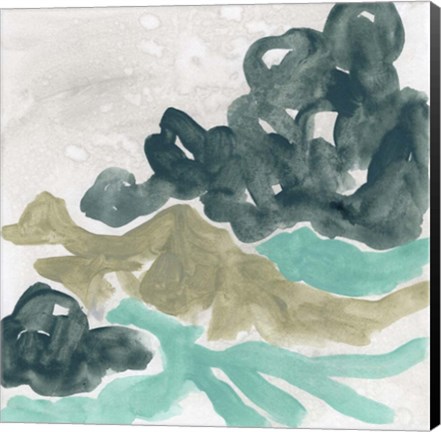 Framed Landscape Cameo IX Print