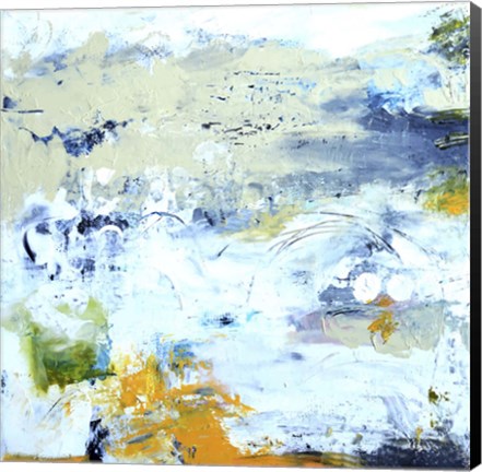 Framed Abstract Beach Print