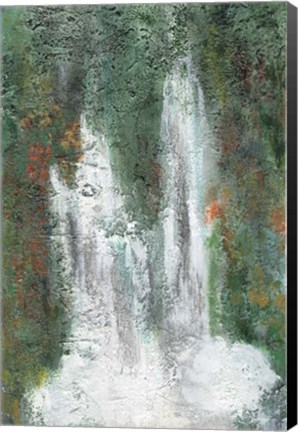 Framed Waterfall in Paradise II Print