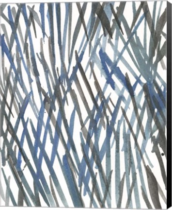 Framed Blue Grass II Print