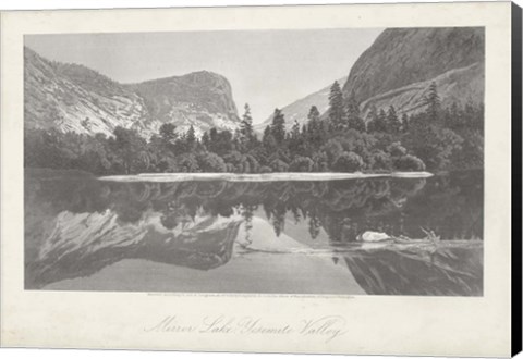 Framed Mirror Lake, Yosemite Valley Print