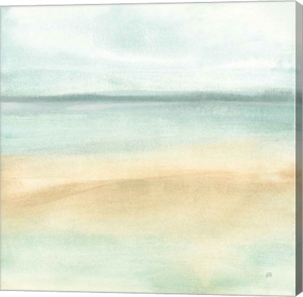 Framed Mint and Sand I Print