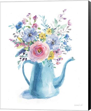 Framed Farmstand Flowers Print