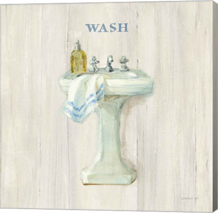 Framed Farmhouse Sink Wash Print