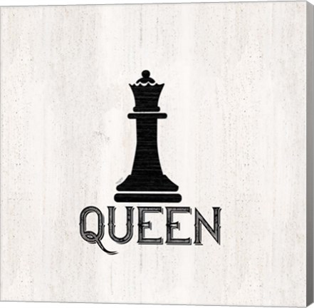 Framed Chess Piece II-Queen Print