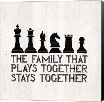 Framed Chess Sentiment II-Family Print