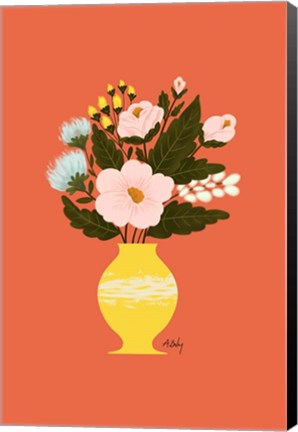 Framed Happy Flowers Print