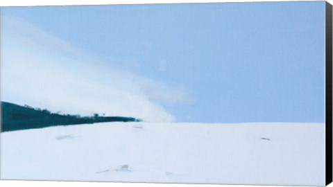 Framed Snowy Field Print