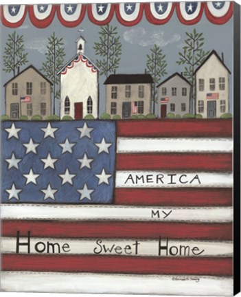 Framed America My Home Sweet Home Print