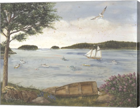 Framed Quiet Harbor Print