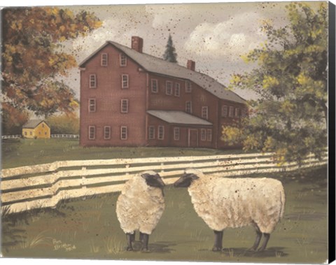 Framed Hancock Sheep Print