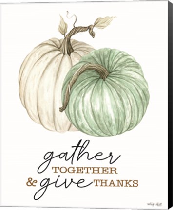 Framed Gather and Give Thanks Print