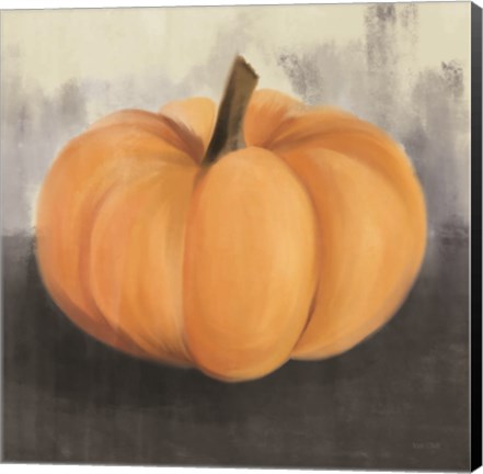 Framed Orange Rustic Pumpkin Print