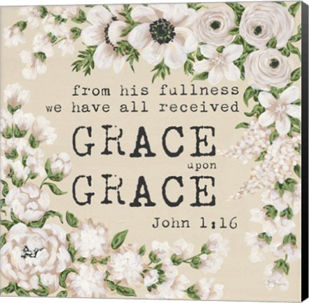Framed Grace Upon Grace Print