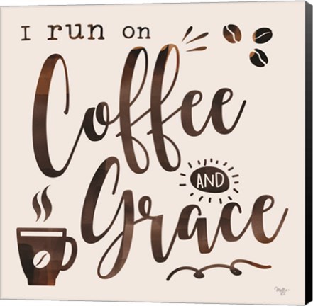 Framed Coffee and Grace Print