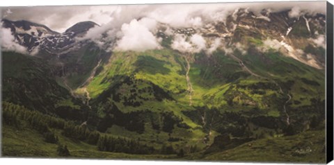 Framed Austrian Alps Print