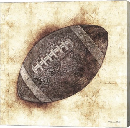 Framed Football Sketch Print