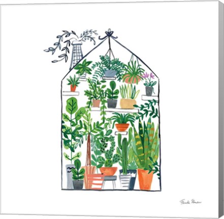 Framed Greenhouse I Print