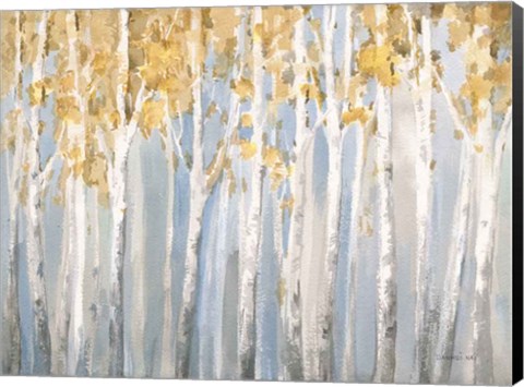 Framed Golden Birches Print