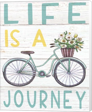 Framed Life is a Journey Print