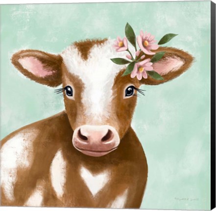 Framed Farmhouse Cow Print