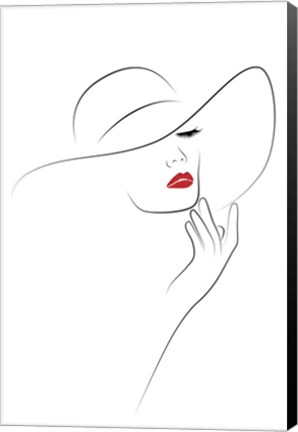 Framed Hat Couture III Print