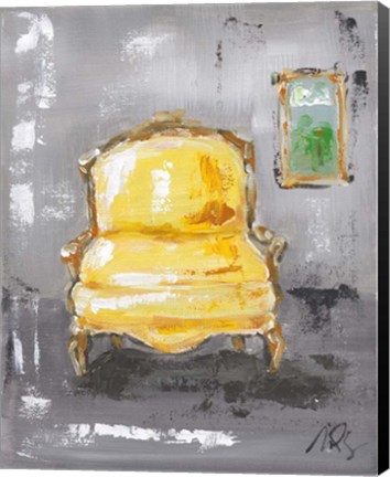 Framed Yellow Chair Print