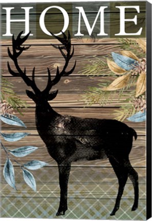 Framed Home Elk Print