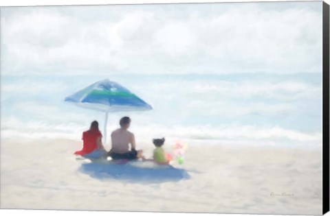 Framed Family Beach Day Print