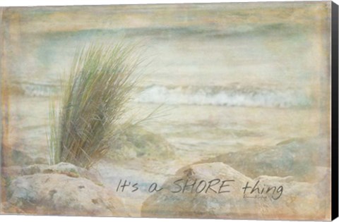 Framed It&#39;s a Shore Thing Print