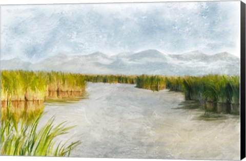 Framed Marshy Wetlands No. 3 Print
