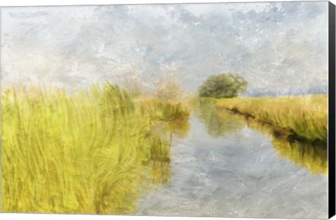 Framed Marshy Wetlands No. 5 Print