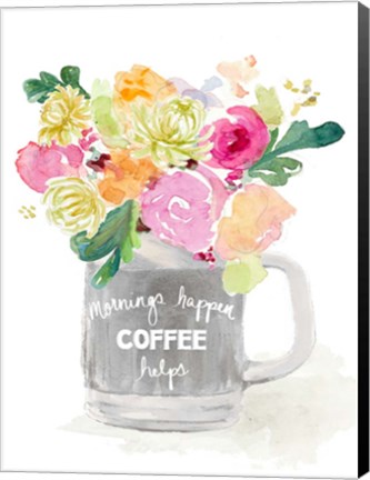Framed Spring Morning Vase Print
