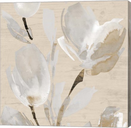 Framed Neutral Tulips II Print