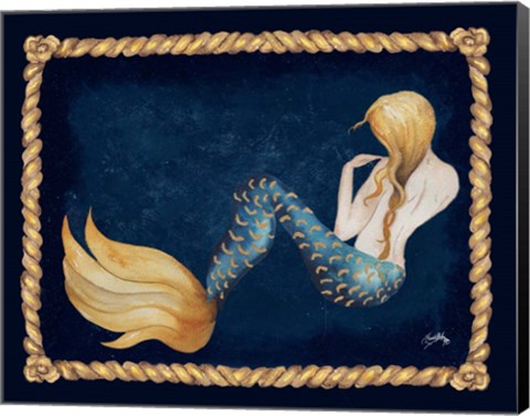 Framed Elegant Mermaid Print