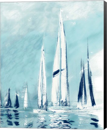 Framed Tall Fantasy Sails Print